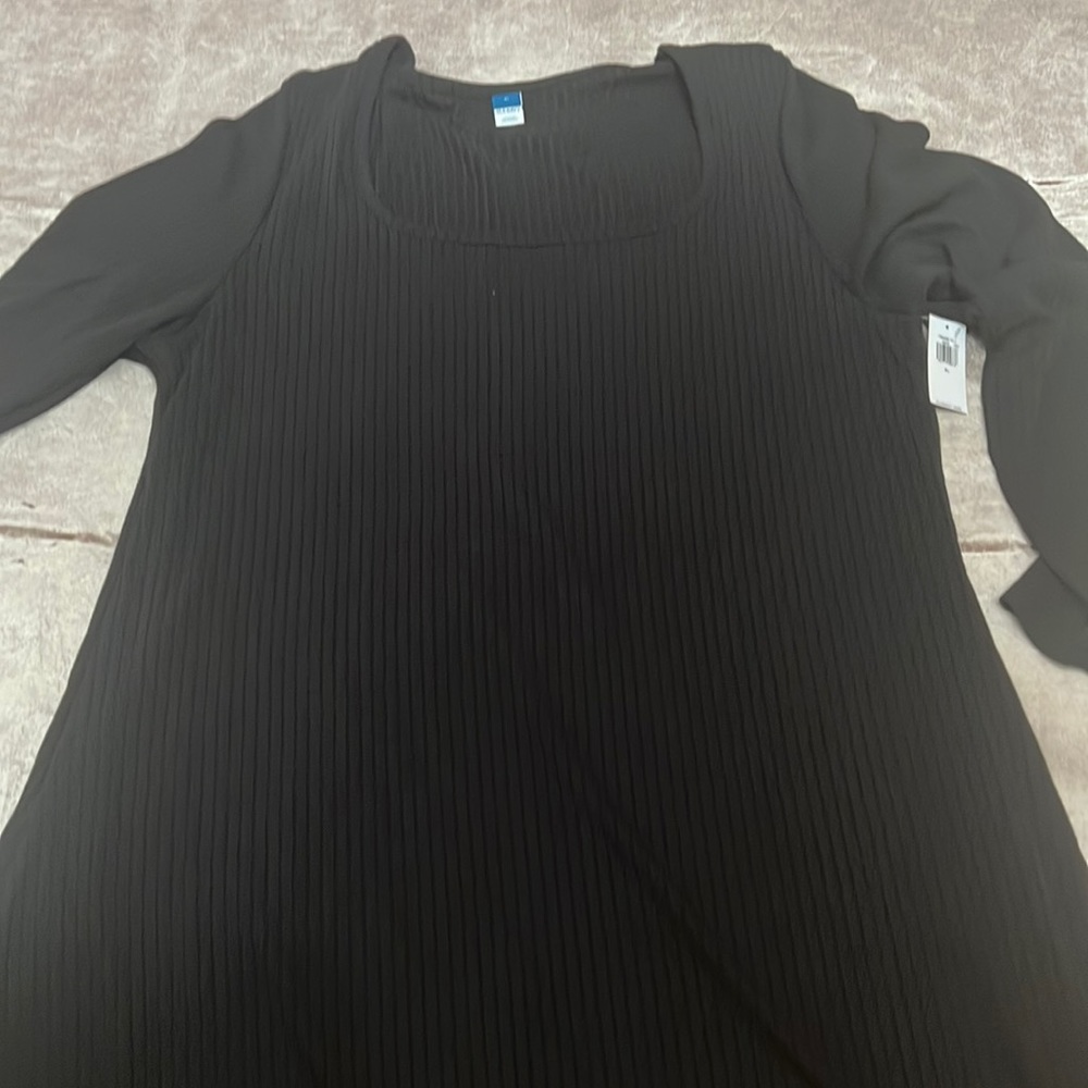 Old navy brand new black fit and flare dress